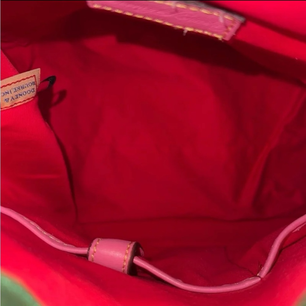 Dooney & Bourke Florentine Clayton in bubble gum pink with strap - Picture 11 of 12